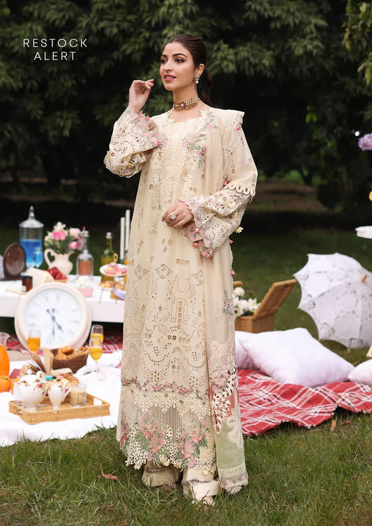 KAHF EXCLUSIVE | LUXURY LAWN UN-STITCHED 3PC| KFL-07 SHIREEN