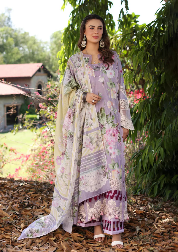 ELAF PREMIUM PRINT UN-STICHED 3PC|ECK-03A