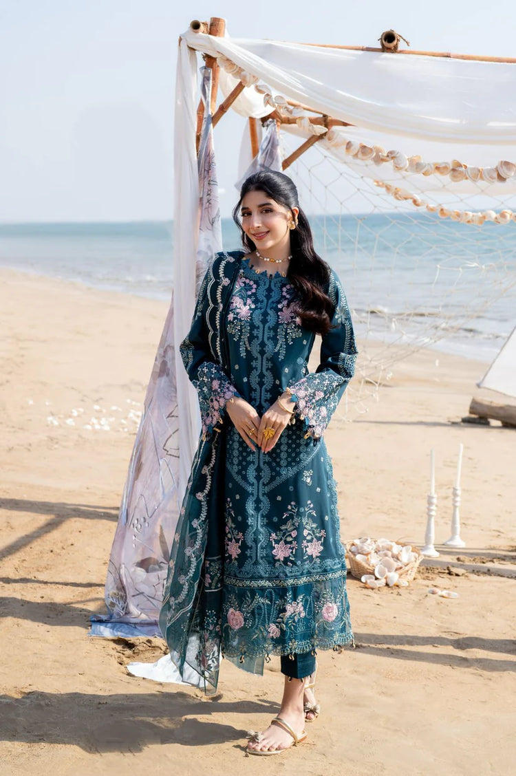 SAAGAR BY AABYAAN LUXURY FESTIVE LAWN | ISHANA