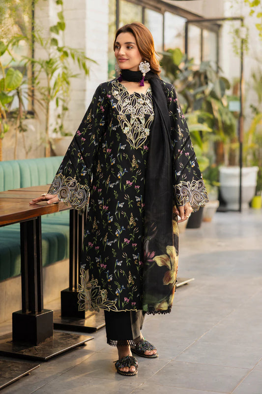 LIFESTYLE BY RANG RASIYA UN-STITCHED 3PC | Midnight