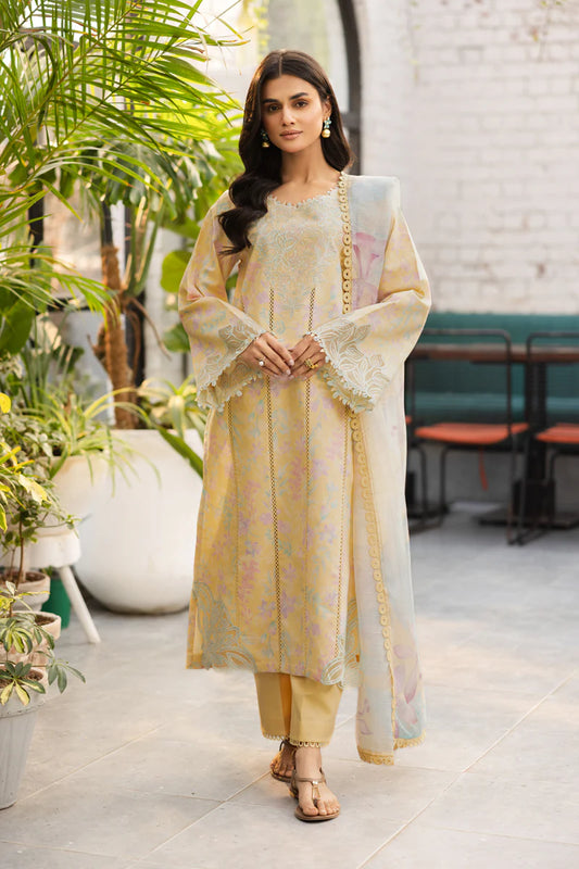 LIFESTYLE BY RANG RASIYA UN-STITCHED 3PC | Hazel