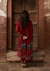 Aangan-Print Chiffon'26 By Kahf - KPS-1A SURKH NOOR