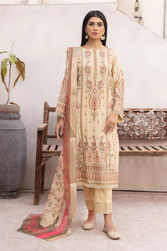 JOHRA BY SHABROZ EMBROIDERED LAWN JH-592