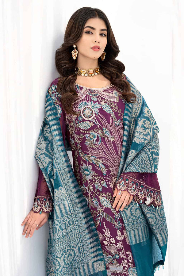 CHEVRON BY RAMSHA CHIFFON -A-611