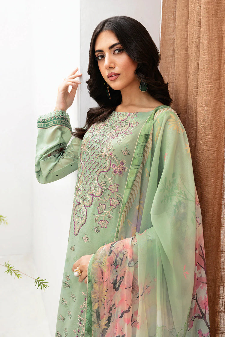 MASHAAL BY RAMSHA LUXURY LAWN-3PC | L-1101