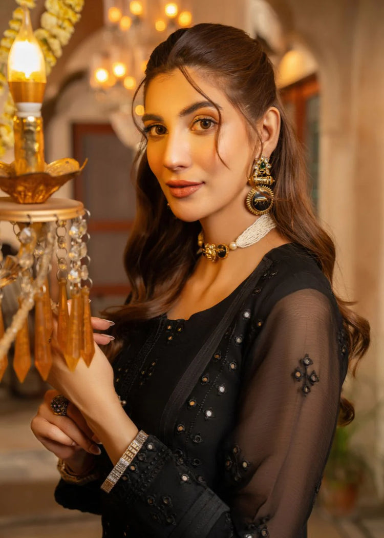 AFSANAY LUXURY CHIFFON UNSTITCHED 3P| BY SHAHZEB - AYZAL