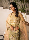 INAYAT ALIF BY AJR LUXURY WEDDING UN-STITCHED 3PC| BREWING-MATCHA