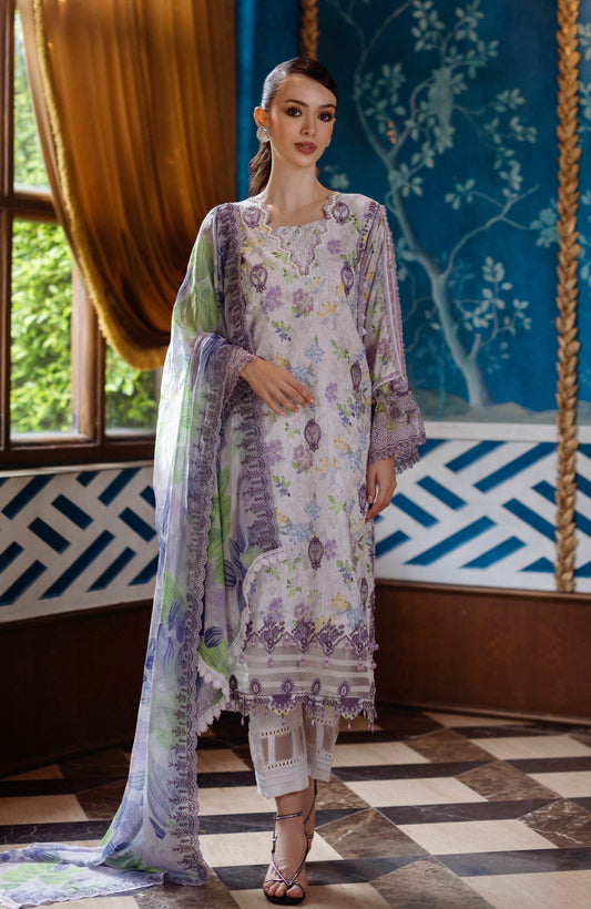 ALZOHAIB SUNSHINE BLOOM EID EDIT UN-STITCHED LAWN 25-D 01