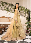 INAYAT ALIF BY AJR LUXURY WEDDING UN-STITCHED 3PC| BREWING-MATCHA