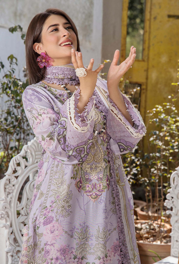 JASMINE UN-STITCHED LAWN  ADAN LIBAS -2360