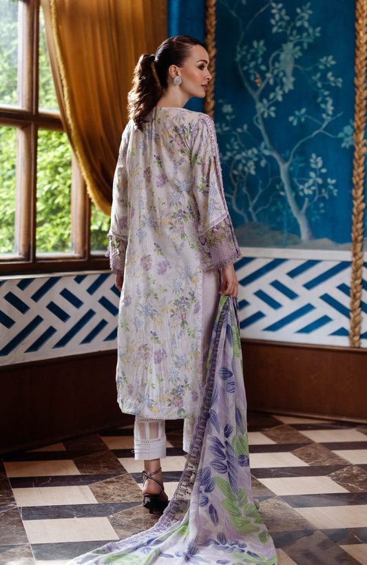 ALZOHAIB SUNSHINE BLOOM EID EDIT UN-STITCHED LAWN 25-D 01