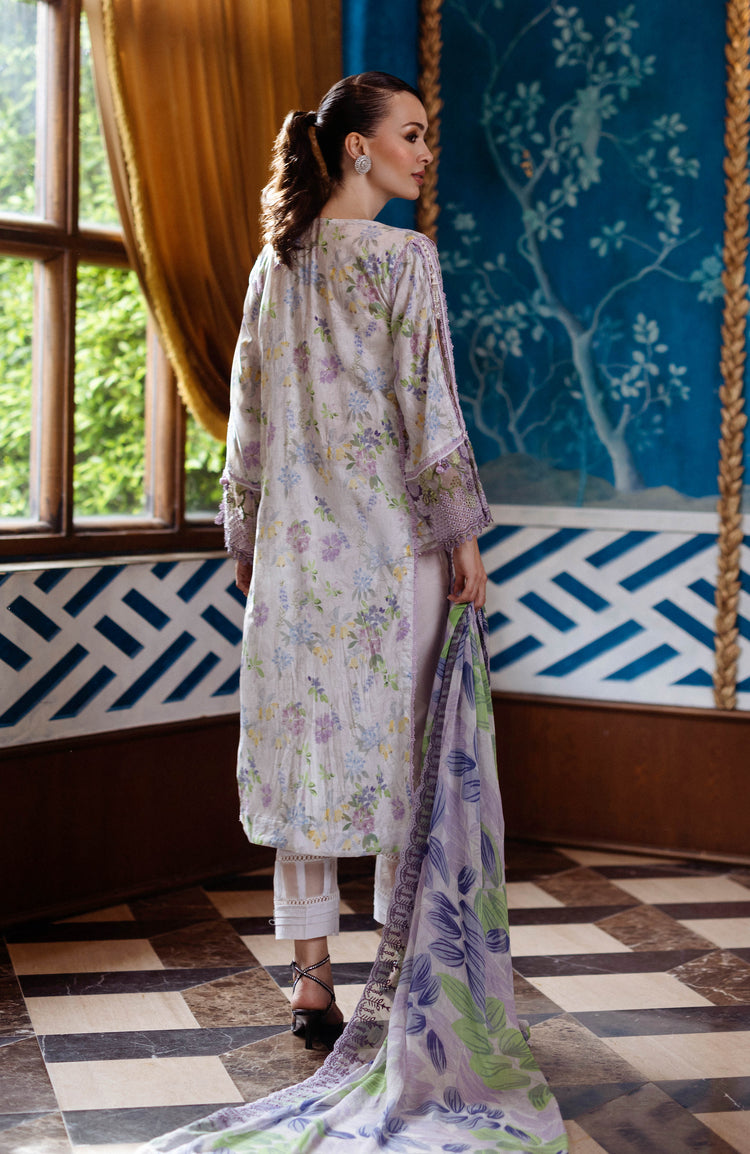 ALZOHAIB SUNSHINE BLOOM EID EDIT UN-STITCHED LAWN 25-D 01