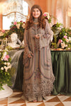 MARIA B CHIFFON WEDDING-26-201-ANTIQUE GREY