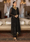 MERAKISH LUXURY CHIFFON UNSTITCHED 3P| BY SHAHZEB - BLACK ORCHID
