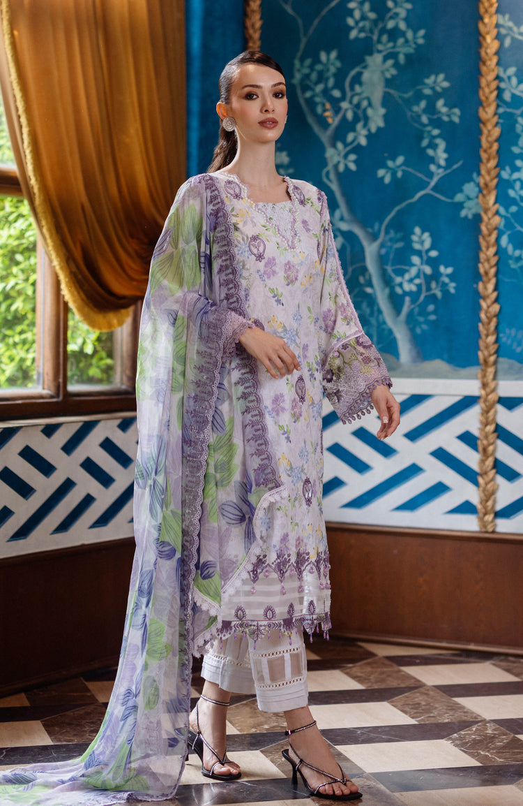 ALZOHAIB SUNSHINE BLOOM EID EDIT UN-STITCHED LAWN 25-D 01