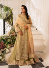 INAYAT ALIF BY AJR LUXURY WEDDING UN-STITCHED 3PC| BREWING-MATCHA