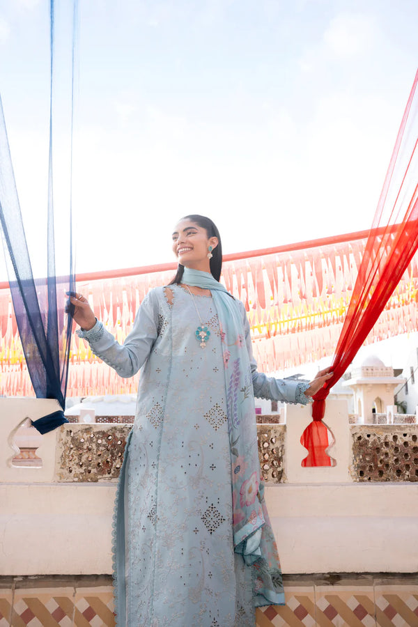 BASANT CHIKANKARI LUXURY BY FLORENT UNSTITCHED| 2026-FBC -4B
