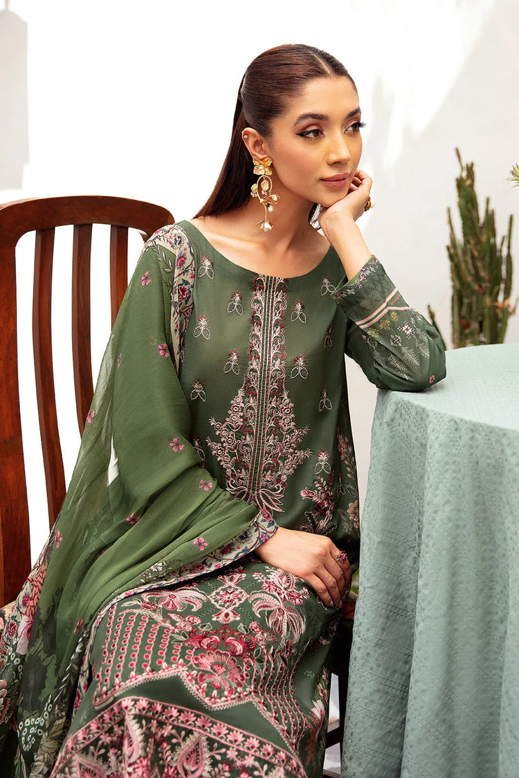 MASHAAL BY RAMSHA LUXURY LAWN-3PC | L-1210