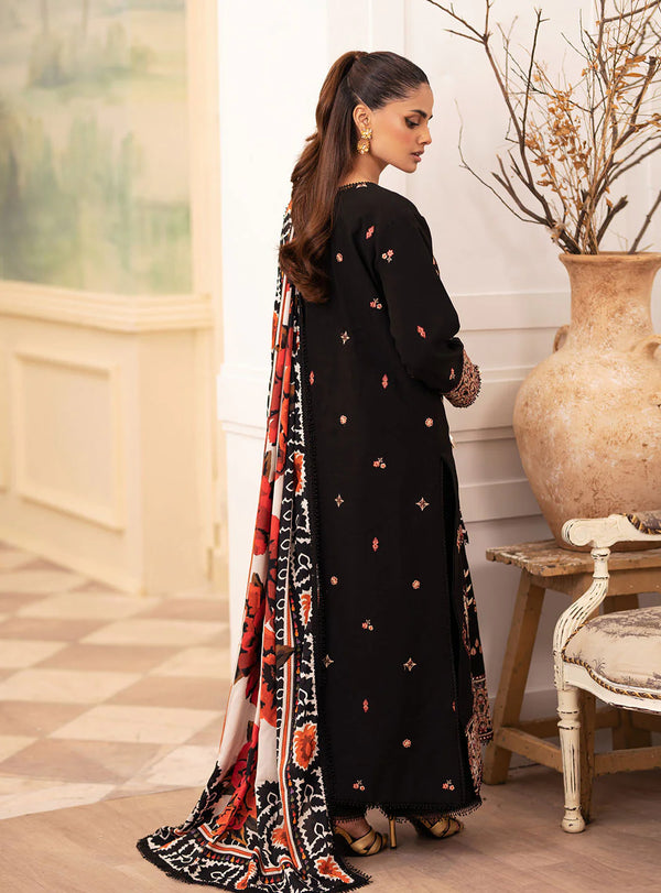 MERAKI BY ROHEENAZ FALL WINTER UN-STITCHED 3PC-FREYA
