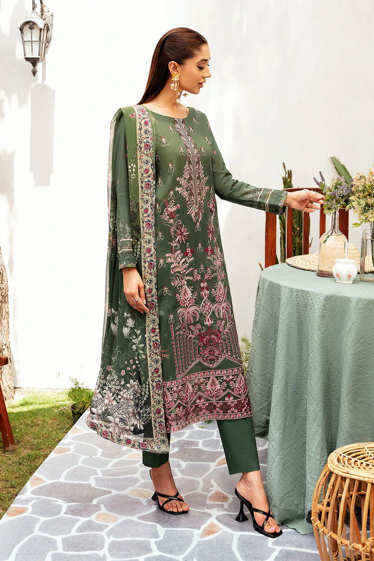 MASHAAL BY RAMSHA LUXURY LAWN-3PC | L-1210