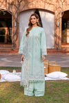 KAAVISH FESTIVE LAWN BY FARASHA| WHISPER MINT