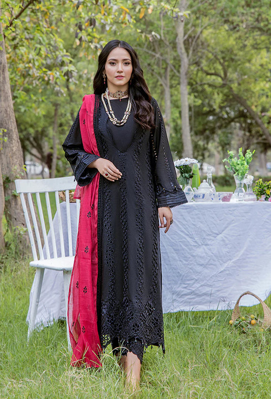 MAAH RUK LAWN EMBROIDERED UN-STITCHED BY HUMDUM-MR-10