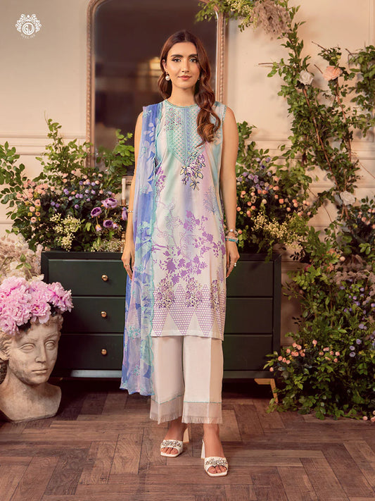 MEERA BY GULLJEE | EMBROIDERED LAWN | D-11