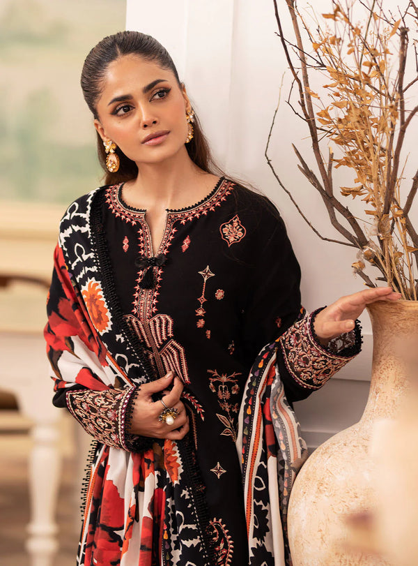 MERAKI BY ROHEENAZ FALL WINTER UN-STITCHED 3PC-FREYA