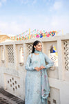 BASANT CHIKANKARI LUXURY BY FLORENT UNSTITCHED| 2026-FBC -4B