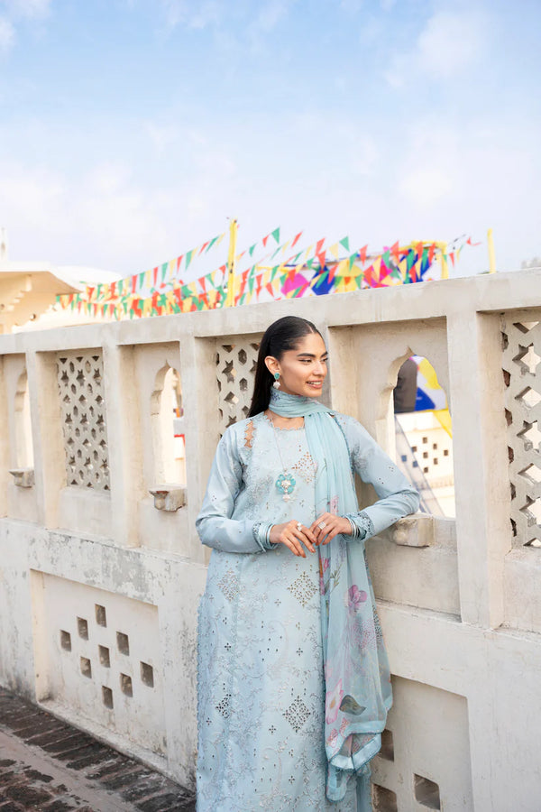 BASANT CHIKANKARI LUXURY BY FLORENT UNSTITCHED| 2026-FBC -4B