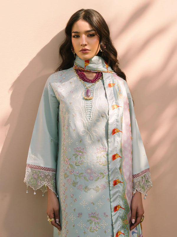 DAHLIA BY MAHNUR LUXURY LAWN STITCHED/D-7A
