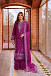 FARASHA DASTOOR UN-STICHED 3PC|TEMPTING BERY