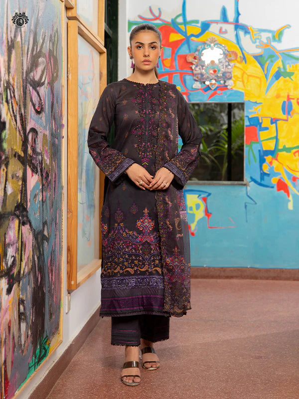 Akira By Gulljee Printed Embroidered Lawn Collection - D10