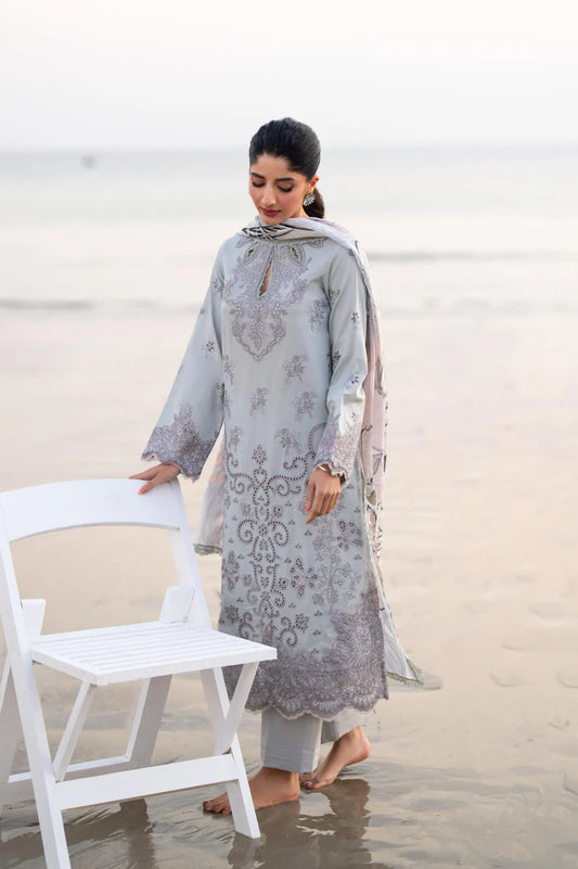 SAAGAR BY AABYAAN LUXURY FESTIVE LAWN | ZUMAR