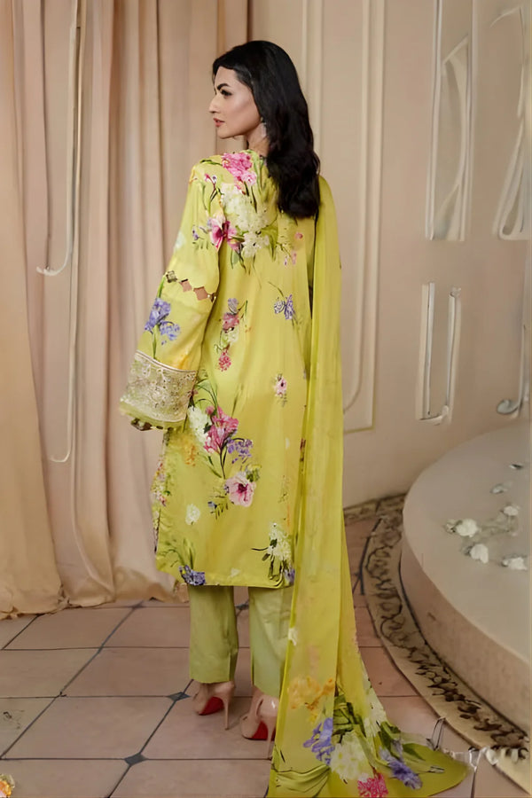 MAHVEEN BY JOHRA UN-STITCHED 3PC | JH-1139-MVN