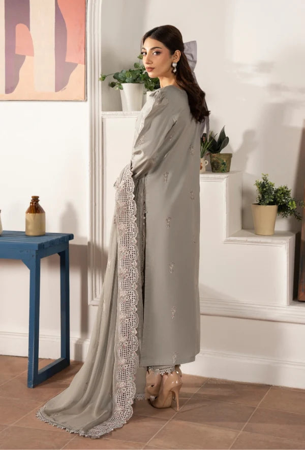 MERAKI BY HUMDUM UNSTITCHED LAWN D-10