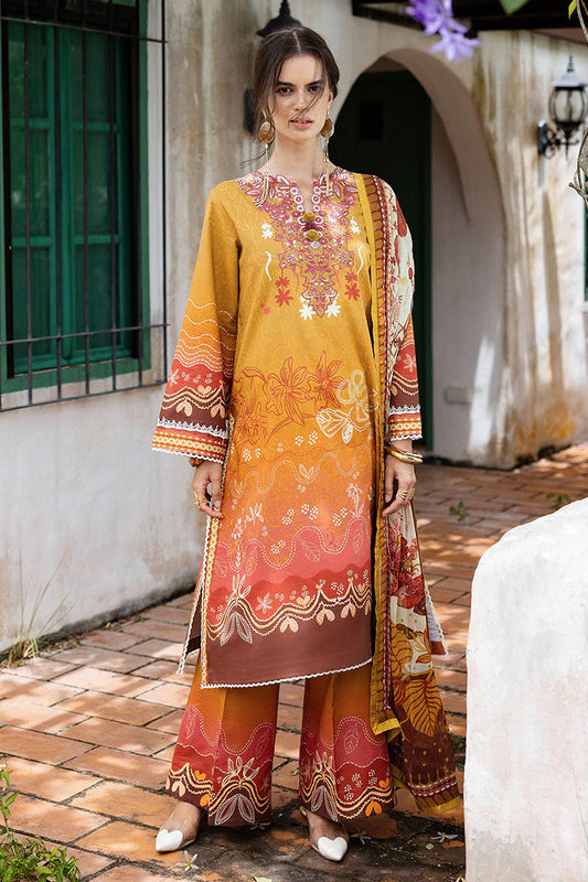 MIRASOL BY HEMLINE UN-STITCHED 3PC | DESIERTO SOL