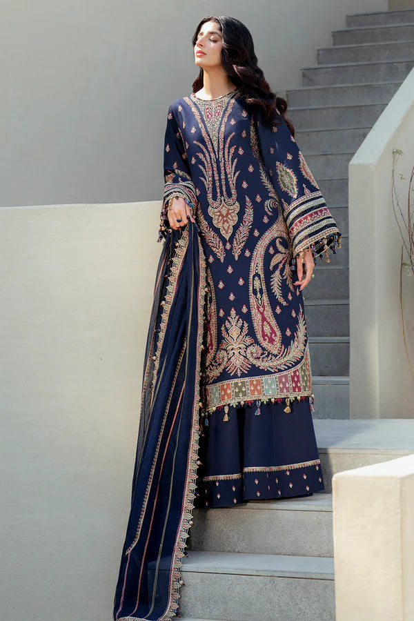 SHAHKAAR BY JAZMIN LUXURY LAWN | D-8