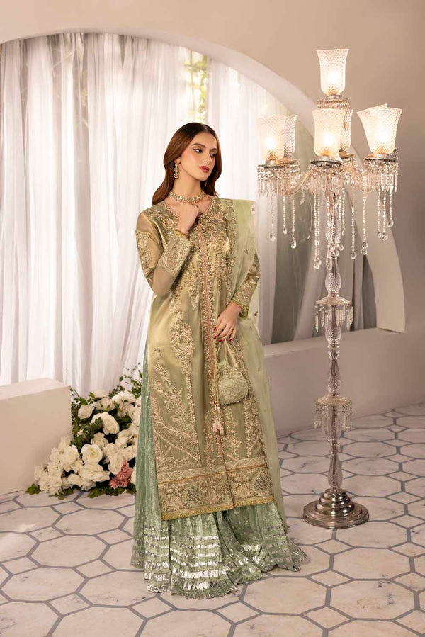 ZARDOZI NIKAH- 11 SAGE GREEN