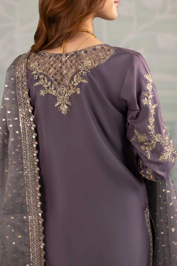 ZARDOZI SILK- MAUVE