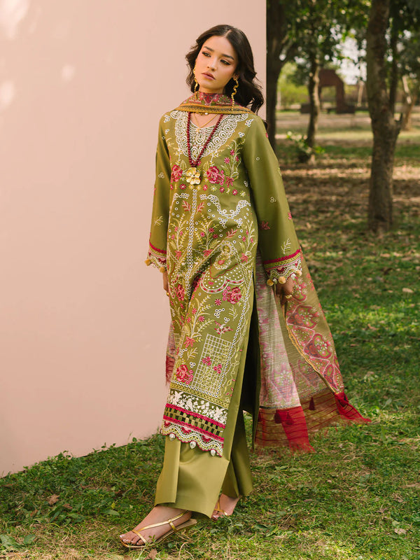 DAHLIA BY MAHNUR LUXURY LAWN STITCHED/D-8