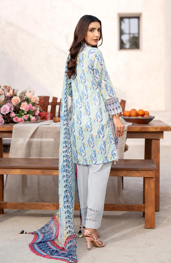 SUNSHINE BLOOM BY ALZOHAIB UN-STITCHED 3PC| D-12