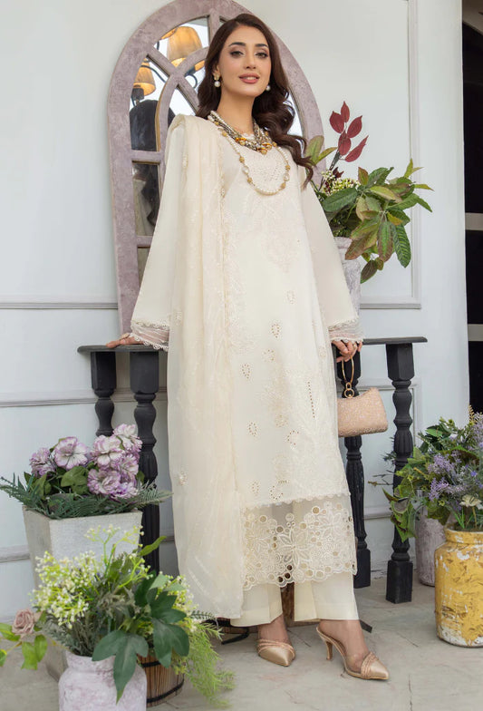 AVIVA BY HUMDUM UN-STITCHED 3PC | D-03
