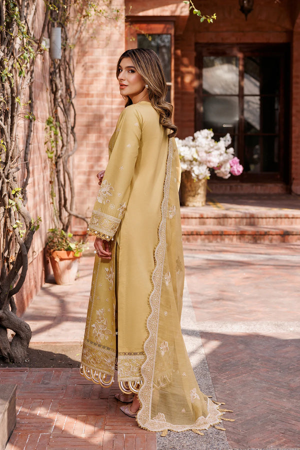FARASHA DASTOOR UN-STICHED 3PC|TUSCANY DREAM