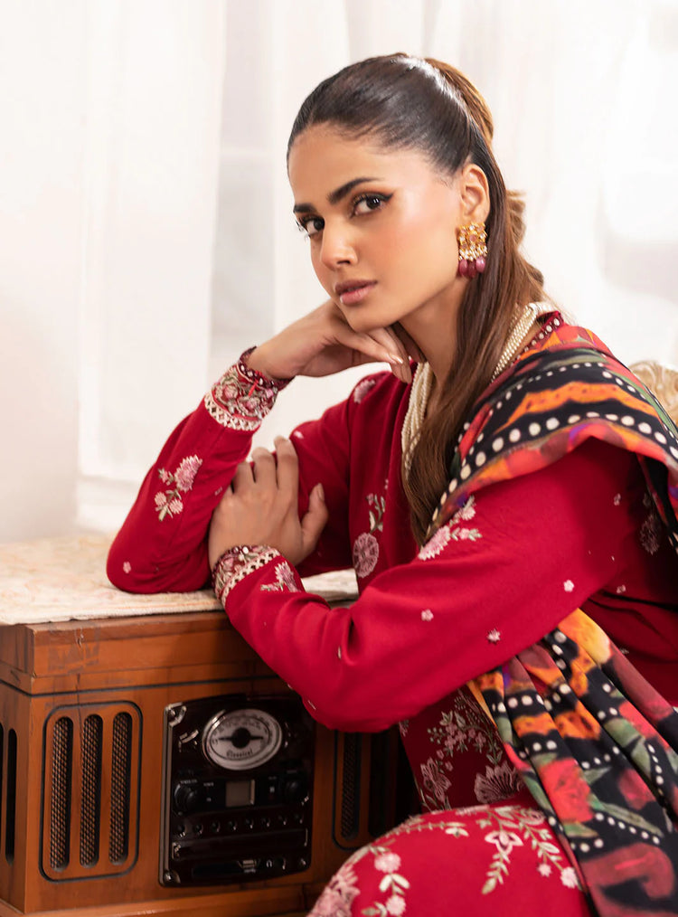 MERAKI BY ROHEENAZ FALL WINTER UN-STITCHED 3PC-ELARA