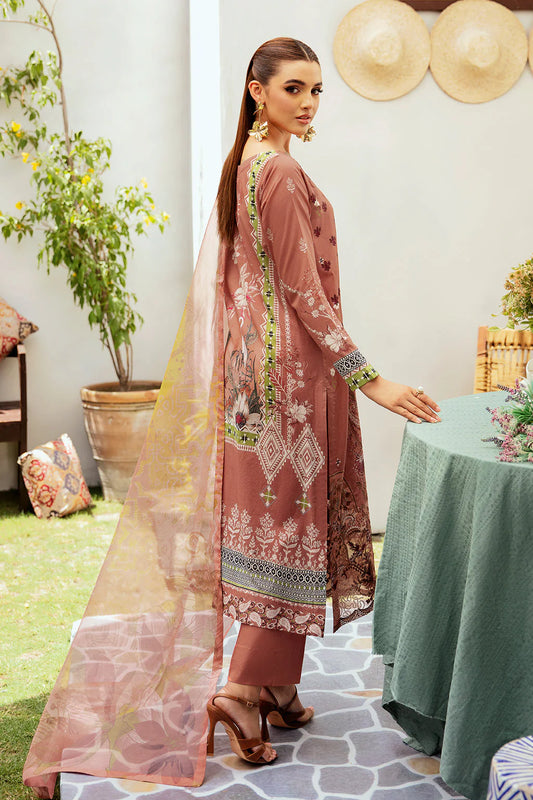 MASHAAL BY RAMSHA LUXURY LAWN-3PC | L-1212