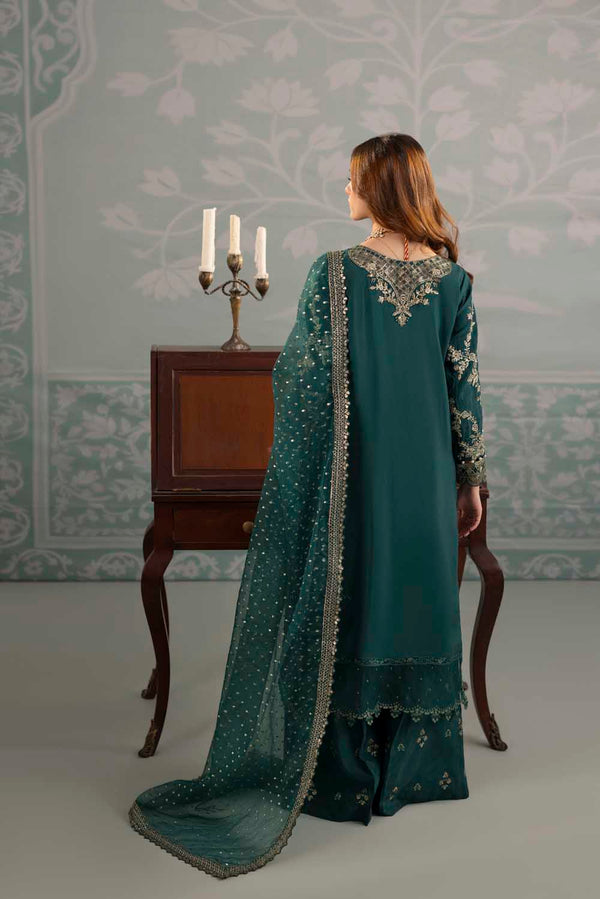 ZARDOZI SILK- EMERALD