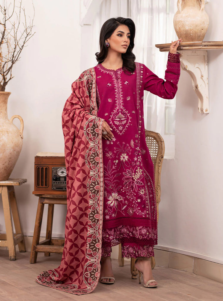 MERAKI BY ROHEENAZ FALL WINTER UN-STITCHED 3PC-YANA