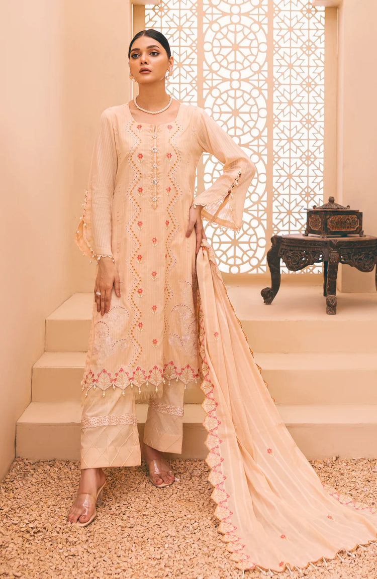 SUNSHINE BLOOM EMBROIDERED UN-STITCHED BY AL ZOHIAB -13