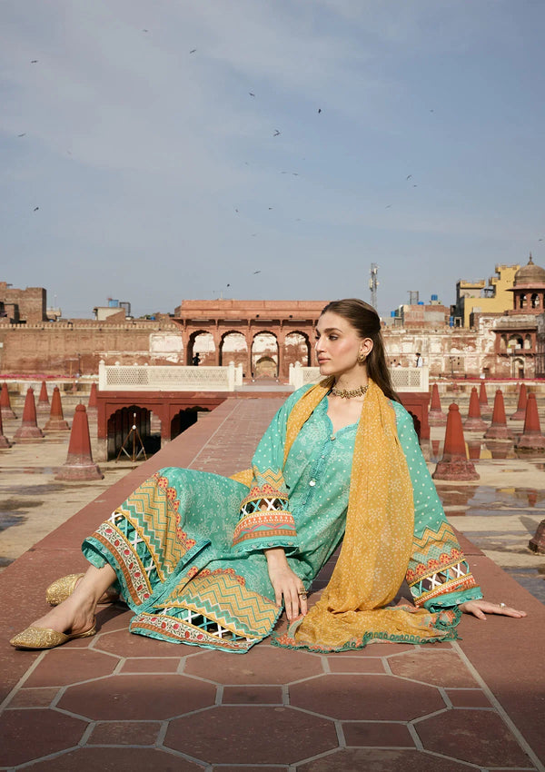 Aangan-Print Chiffon'26 By Kahf - KPS-7A NAZISH